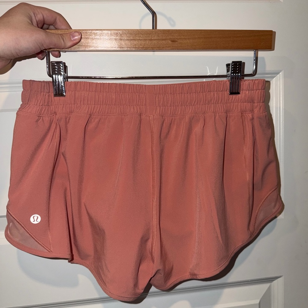 Lululemon Pink Savannah Hotty Hot Shorts